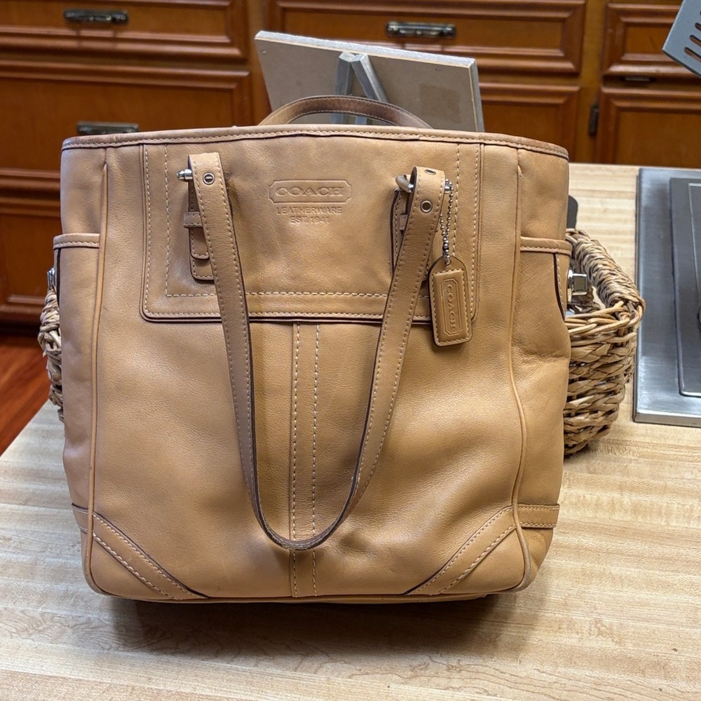 Coach East West Leather Bag